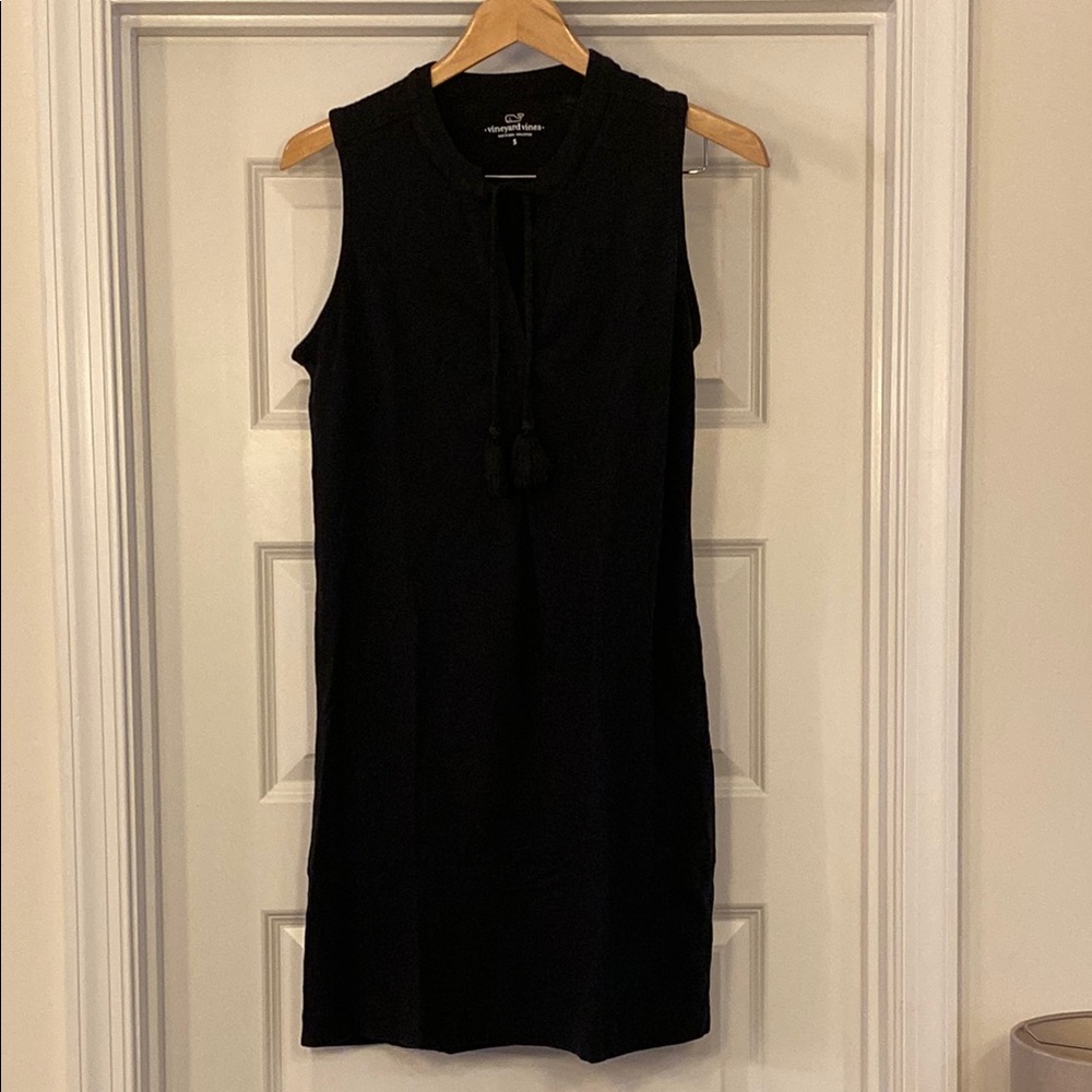 Vineyard Vines cotton Black Sleeveless Dress